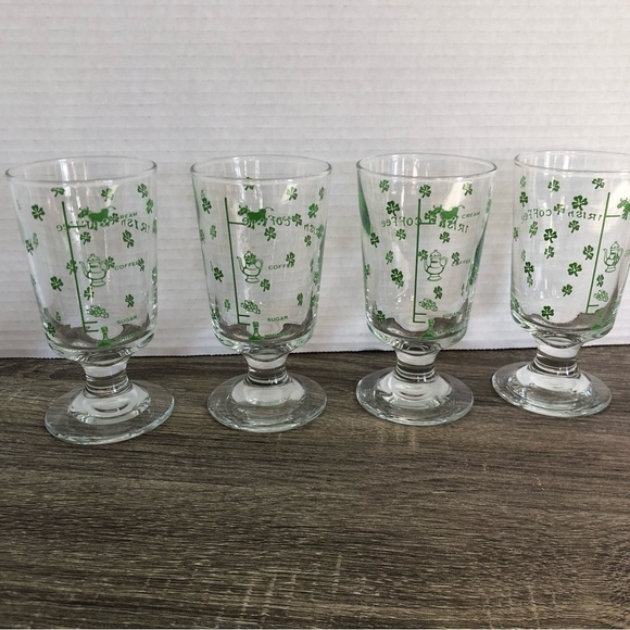 Vtg Irish Coffee Glass Set - Picture 5 of 9